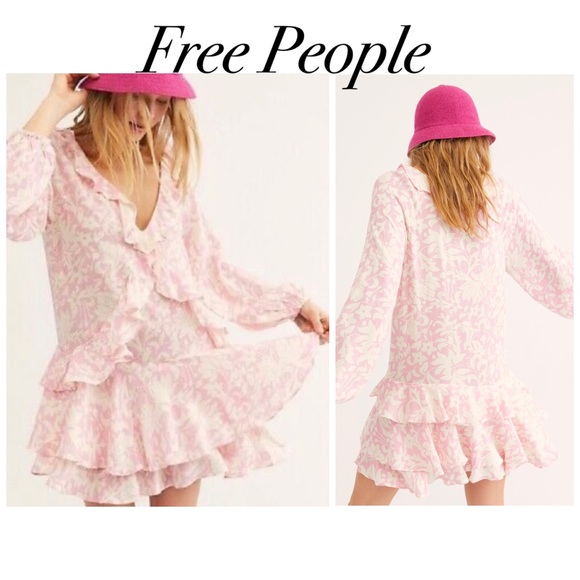 Free People Womens Rebecca Dress-Medium - Picture 5 of 15